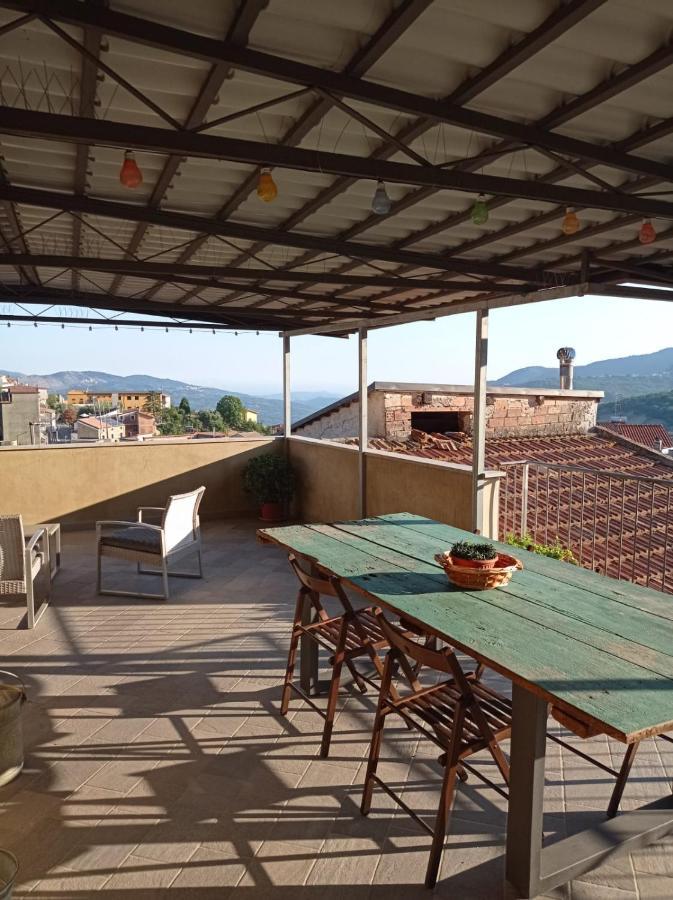 Casa Torre Con Terrazza Panoramica Villa Futani Kültér fotó
